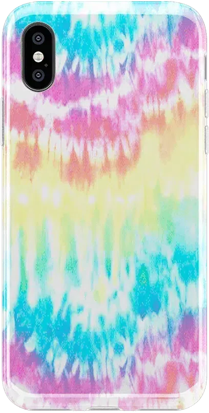 Wild & Free | Classic Rainbow Tie Dye iPhone Case