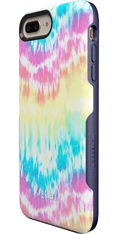 Wild & Free | Classic Rainbow Tie Dye iPhone Case