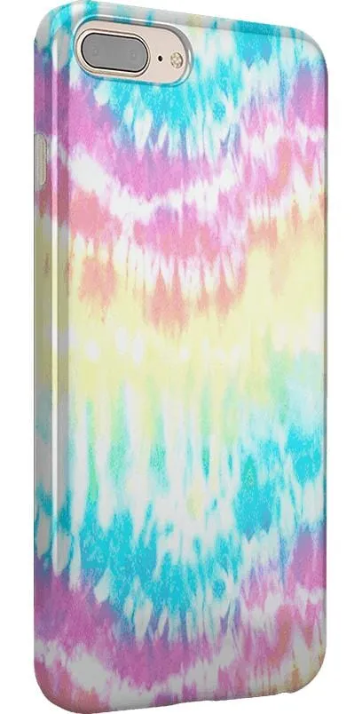 Wild & Free | Classic Rainbow Tie Dye iPhone Case