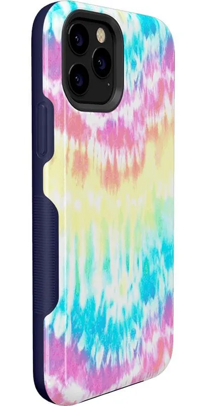 Wild & Free | Classic Rainbow Tie Dye iPhone Case