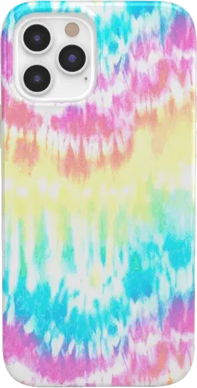 Wild & Free | Classic Rainbow Tie Dye iPhone Case