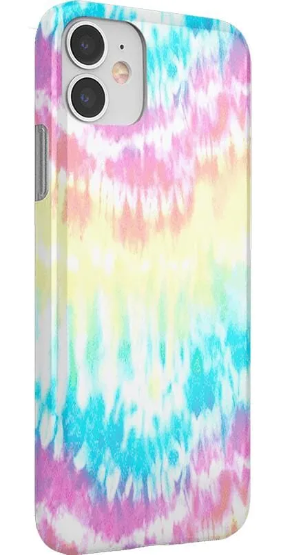 Wild & Free | Classic Rainbow Tie Dye iPhone Case