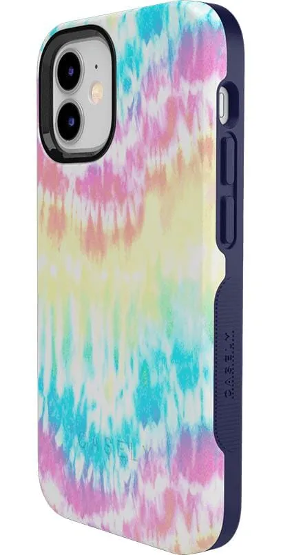 Wild & Free | Classic Rainbow Tie Dye iPhone Case