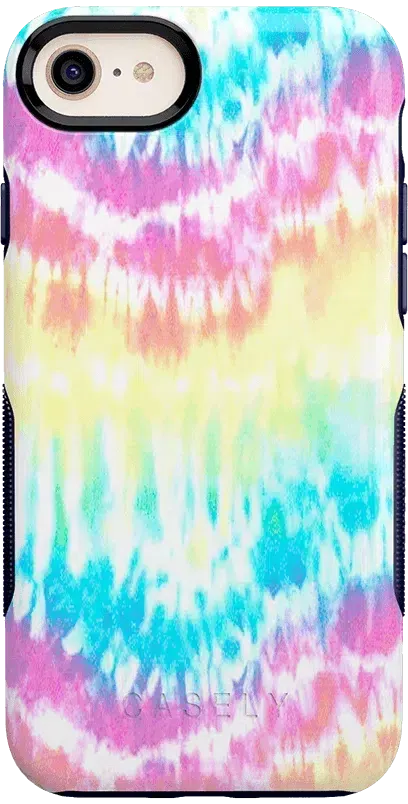 Wild & Free | Classic Rainbow Tie Dye iPhone Case