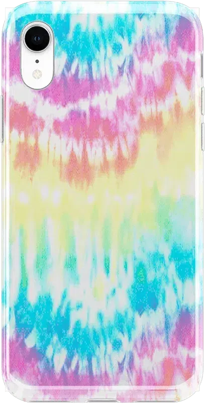 Wild & Free | Classic Rainbow Tie Dye iPhone Case