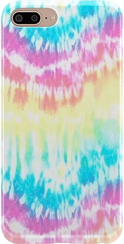 Wild & Free | Classic Rainbow Tie Dye iPhone Case