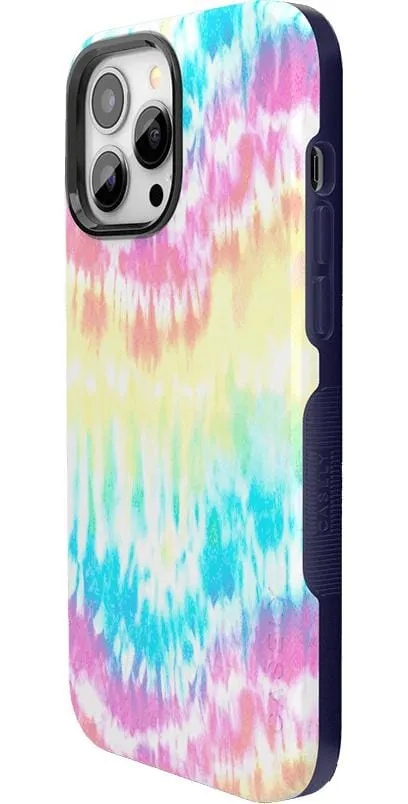 Wild & Free | Classic Rainbow Tie Dye iPhone Case