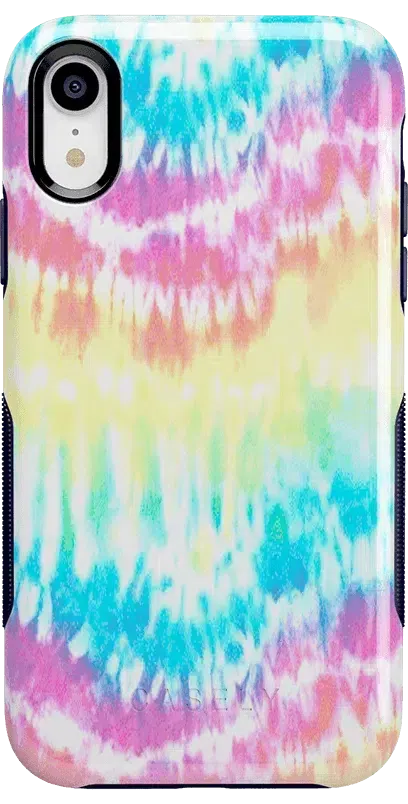 Wild & Free | Classic Rainbow Tie Dye iPhone Case