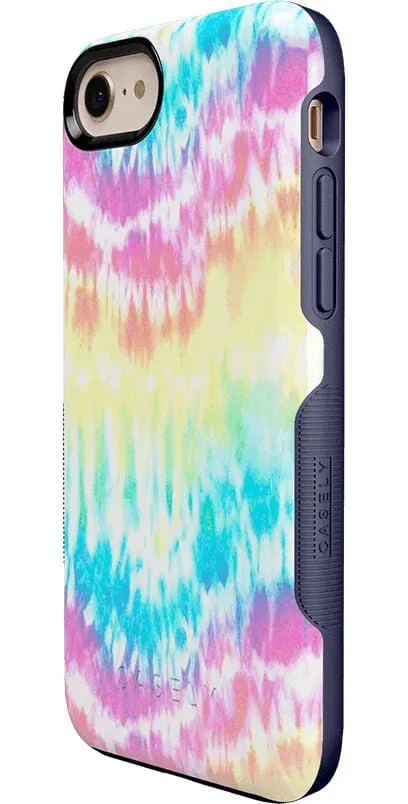 Wild & Free | Classic Rainbow Tie Dye iPhone Case