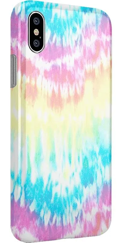 Wild & Free | Classic Rainbow Tie Dye iPhone Case