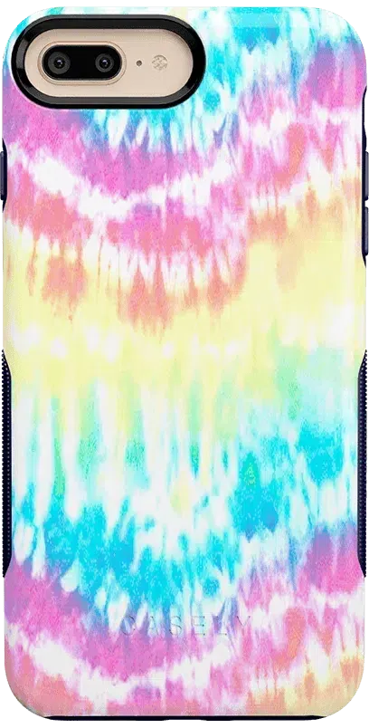 Wild & Free | Classic Rainbow Tie Dye iPhone Case