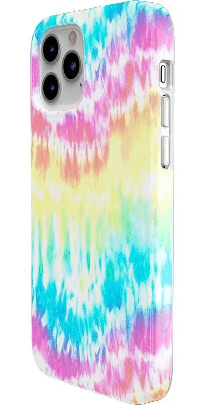 Wild & Free | Classic Rainbow Tie Dye iPhone Case