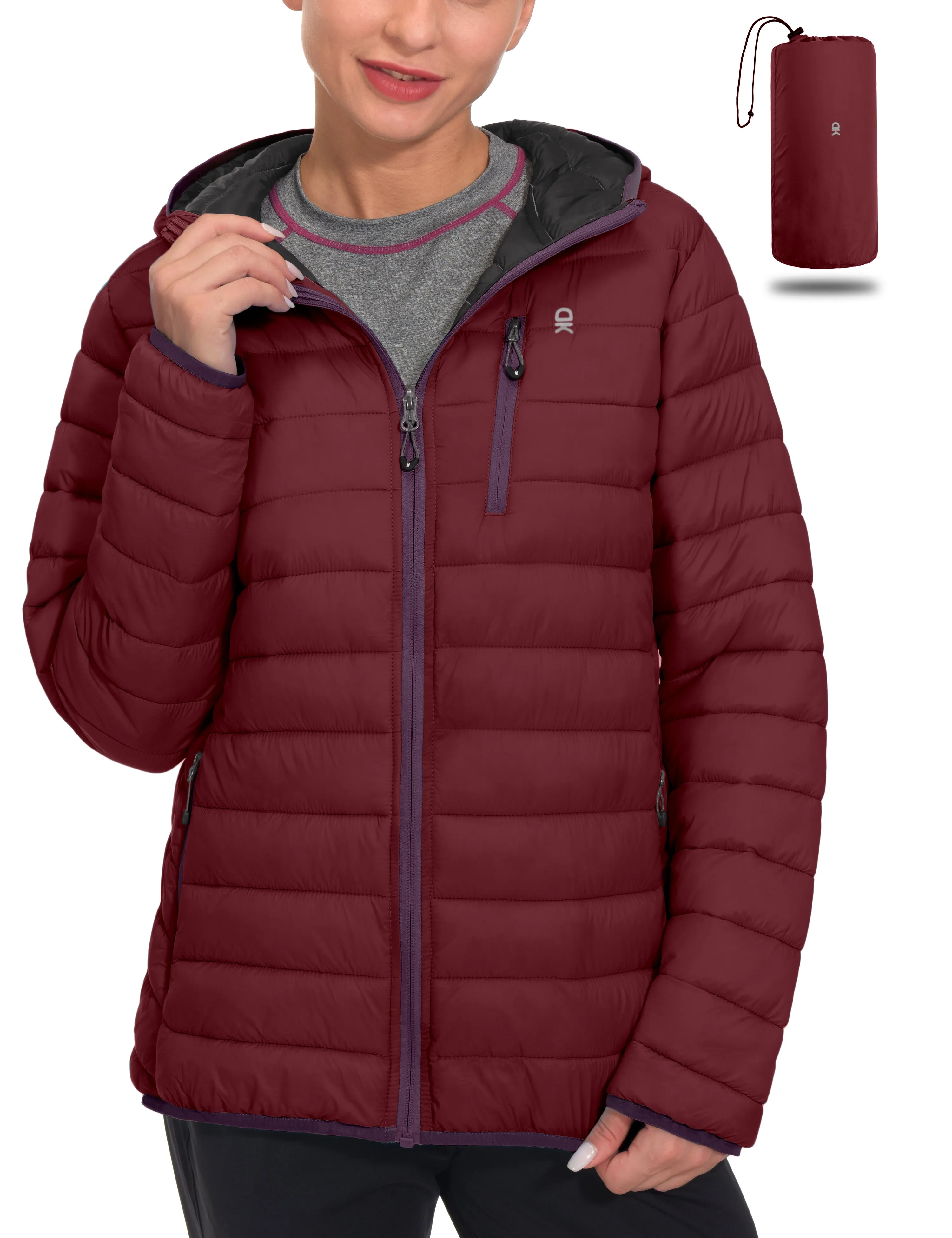 Women's Packable Lightweight Puffer Jacket