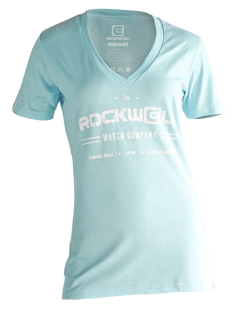 Women's Watch Co V-Neck Turquoise